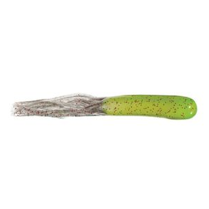 Gitzit Fat Bait Tube - 10 Pack Olive Smoke / Red Sparkle 2.5