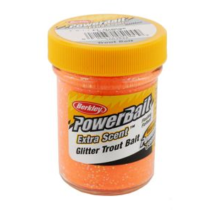 Berkley Powerbait Glitter Trout Bait Fluorescent Orange 1.8 oz
