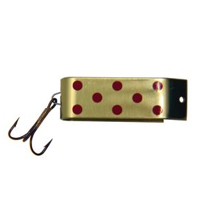 Jakes Lures Spin A Lure Gold/Red Dot 2/3 oz