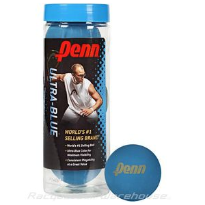 Penn Ultra Blue Racquetballs - 3 Pack BLUE