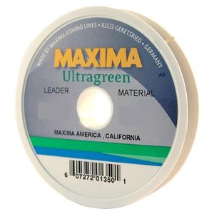 Maxima Ultragreen Monofilament Leader Material Ultragreen 6 LB 27 YD