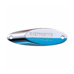 ACME Kastmaster Fishing Lure Chrome / Neon Blue Stripe 1/4 oz