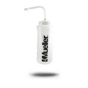 Mueller Sports Medicine Quart Water Bottle W/ Straw BLACK 32 oz
