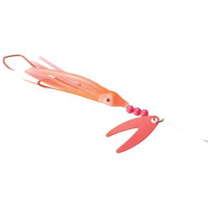 Lake Shore Tackle Spinner Squid Pink Glow 2"