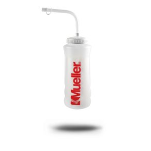 Mueller Sports Medicine Quart Water Bottle W/ Straw RED 32 oz