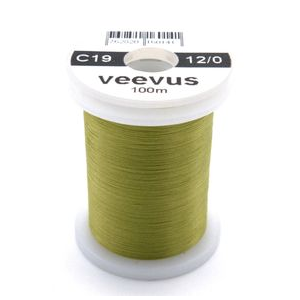 Hareline Veevus Fly Thread Light Olive 14/0
