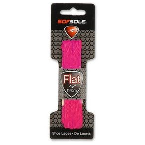 Sof Sole Athletic Flat Shoe Lace HOT/PINK 45