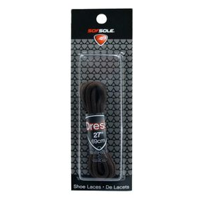 Sof Sole Round Dress Shoe Laces BROWN 27