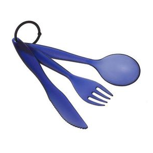 GSI Outdoors Tekk Ring Cutlery Set BLUE