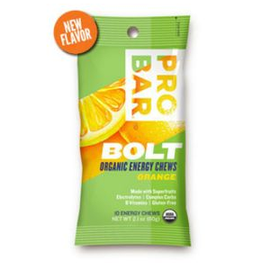 Probar Bolt Organic Energy Chews ORANGE