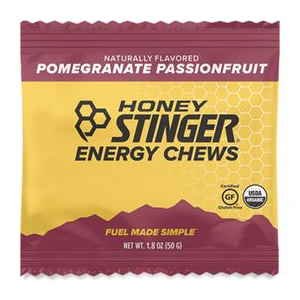 Honey Stinger Organic Energy Chews POMEGRANATE PASSION EACH Individual