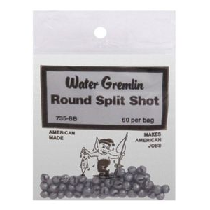 Water Gremlin Round Split Shot Size BB 5 24 Piece