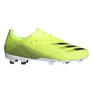 adidas X Ghosted.3 Firm Ground Soccer Cleat Solar Yellow / Core Black / Team Royal Blue 10 M/11 W REGULAR