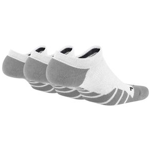 Nike Everyday Max Cushioned Training No-Show Socks - Women's White/Wolf Grey/Anthracite M