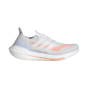 adidas Ultraboost 21 Running Shoe - Women's Crystal White / Cloud White / Glow Pink 7.5 REGULAR