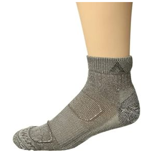 Wigwam Merino Comfort Ascent Lite Quarter Sock Taupe L
