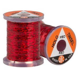 Wapsi Fly UTC Holographic Tinsel RED 1/69"