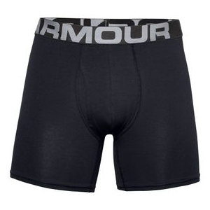 Under Armour Charged Cotton Boxerjock - Men's Black XXL 6" Inseam 3 Pack