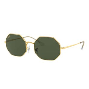 Ray-Ban Octagon 1972 Sunglasses Legend Gold / Green Non Polarized