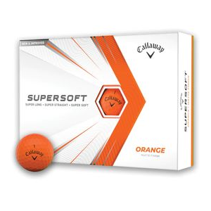 Callaway Golf Supersoft Matte Golf Ball (12 Pack) Orange 12 Pack