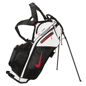 Nike Air Hybrid Golf Bag Platinum Tint / Black / Gym Red One Size