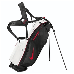 Nike Sport Lite Golf Bag Platinum Tint / Black / Gym Red One Size