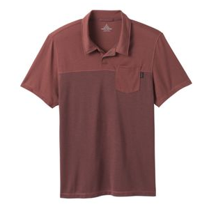 prAna Milo Polo Shirt - Men's Vino M