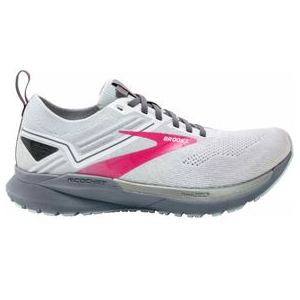Brooks Ricochet 3 Running Shoe - Women's White / Ice Flow / Pink 9.5 B