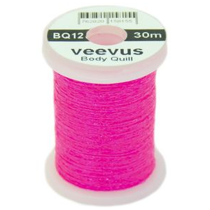 Hareline Veevus Body Quill Hot Pink