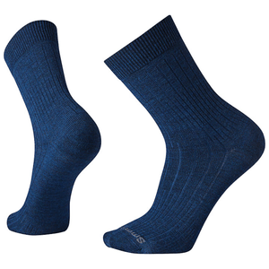 Smartwool New Basic Rib Crew Sock - Men's Alpine Blue L
