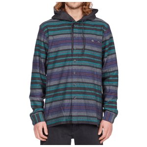 Billabong Baja Hooded Flannel - Men's Black S