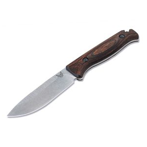 Benchmade Knife Saddle Mountain Skinner WOOD SATIN CPM-S30V FIXED
