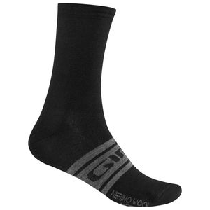 Giro Merino Seasonal Wool Sock Black / Charcoal Clean L