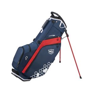 Wilson Staff Feather Top Rain Stand Bag Navy / White / Red One Size