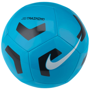 Nike Pitch Training Soccer Ball Light Blue Fury / Black / White 5