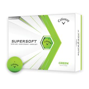 Callaway Golf Supersoft Matte Golf Ball (12 Pack) Green 12 Pack