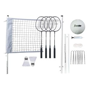 Franklin Sports Volleyball & Badminton Combo Set One Size