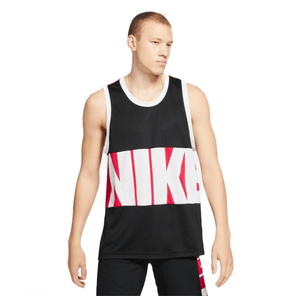 Nike Dri-FIT Basketball Jersey - Men's Black / University Red / White L
