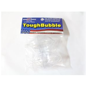 Rainbow Plastics Tough Bubble Casting Float - Large 2 Pack Clear L
