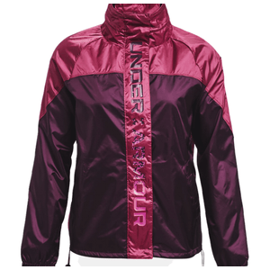 Under Armour Recover Woven Shine Jacket - Women's Polaris Purple / Pink Quartz / Meteor Pink XL
