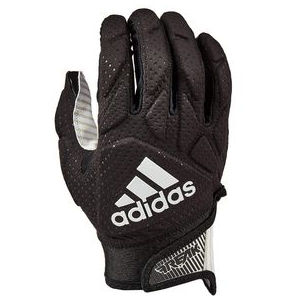 adidas Freak 5.0 Padded Football Receiver Glove - Men's Black / White Xl