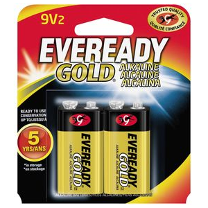 Eveready Gold Alkaline Battery 2 Pack BATTERY BATTERY