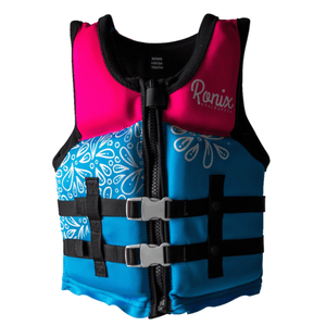 Ronix August CGA Life Vest - Girls' Blue / Pink / Purple YOUTH