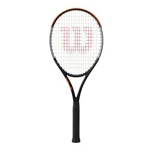 Wilson 100ULS V4 Tennis Racket (Unstrung) Black / Silver / Orange 4 3/8"