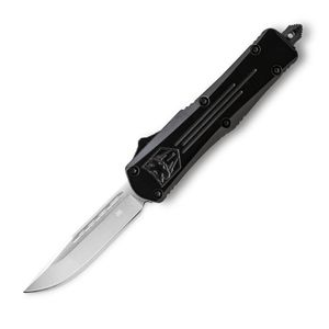 Cobratec Medium FS-3 Tanto Knife Black Steel D2 NON-SERRATED