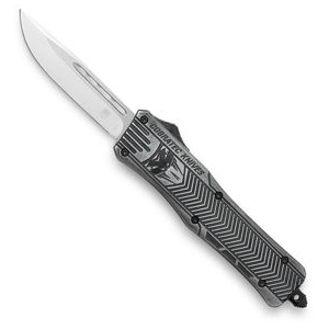 CobraTec Medium CTK-1 Carbon Fiber Knife Stonewash Steel D2 NON-SERRATED