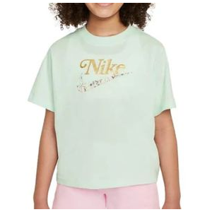 Nike T-Shirt - Girl's Barely Green S