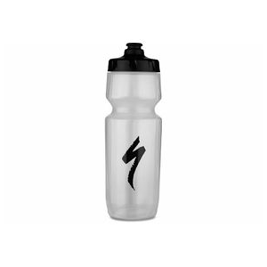 Specialized Purist Hydroflo Watergate Water Bottle - Diffuse Translucent / Black S-Logo 23 OZ