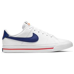 Nike Grade School Court Legacy Shoe - Kids' White / Deep Royal Blue / University Red 1Y REGULAR