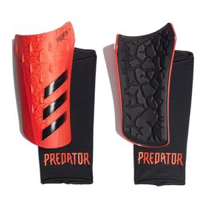 adidas Predator 20 League Shin Guard - Adult Solar Red / Black / Red S